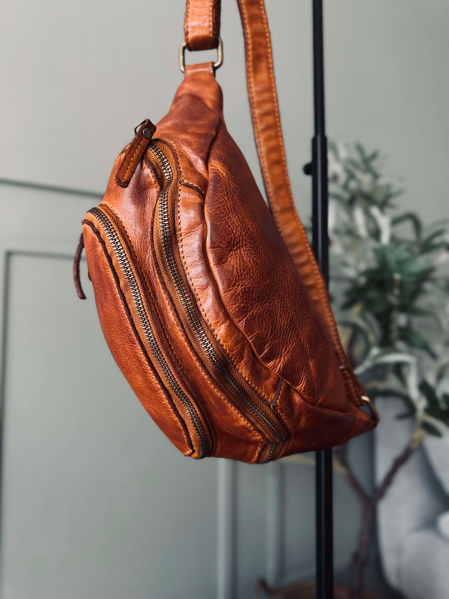 Bumbag Raw Wanda - Cognac