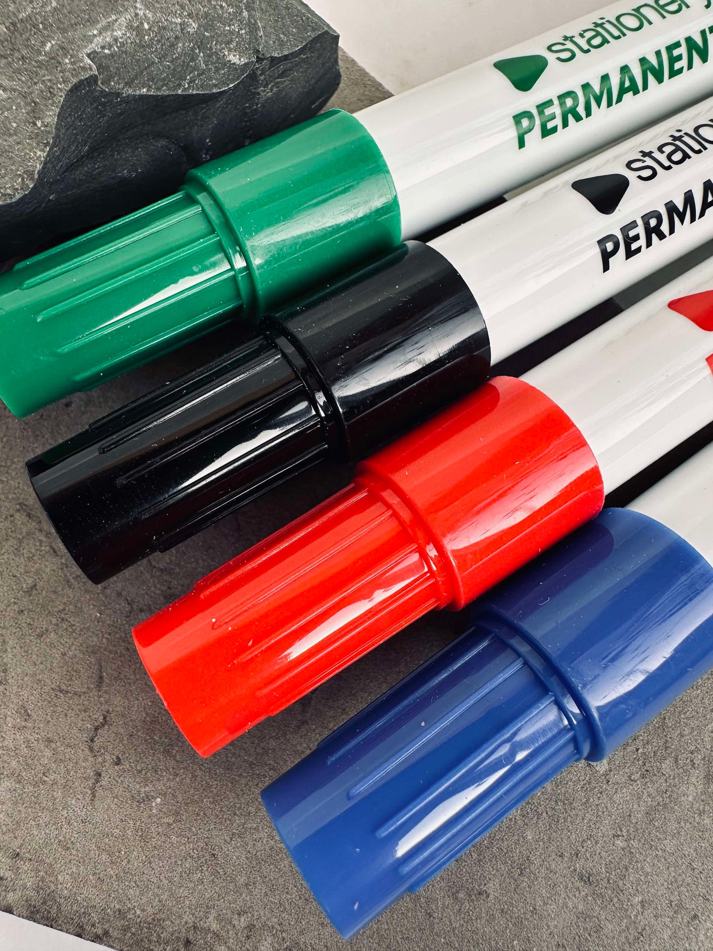 Permanent Markers  - Sæt af 4 stk
