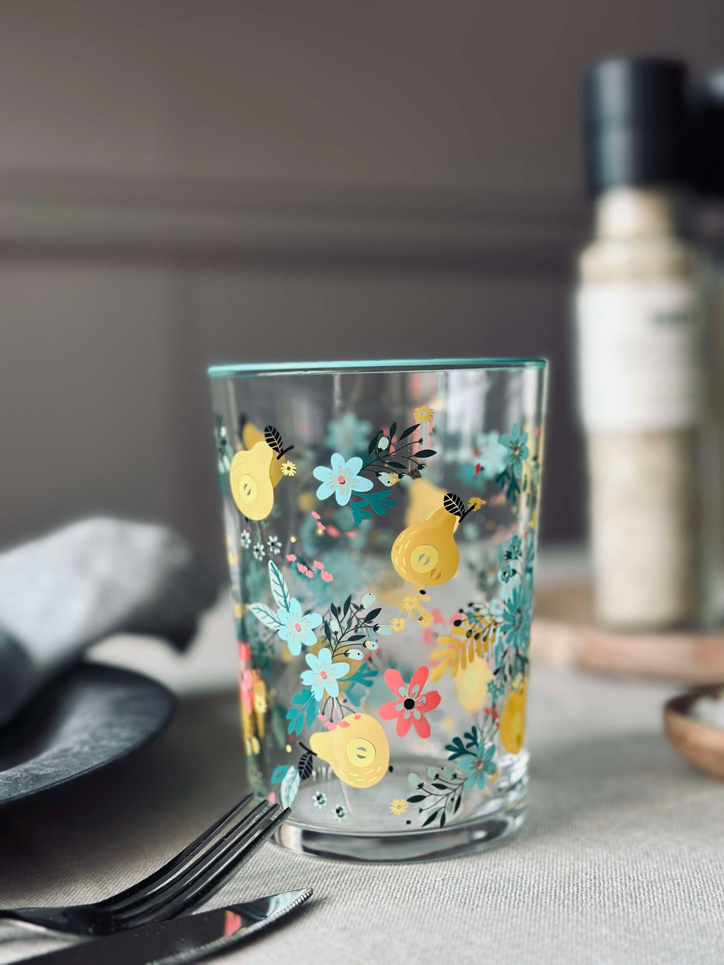 Drikkeglas FLORA - Sæt med 4 glas