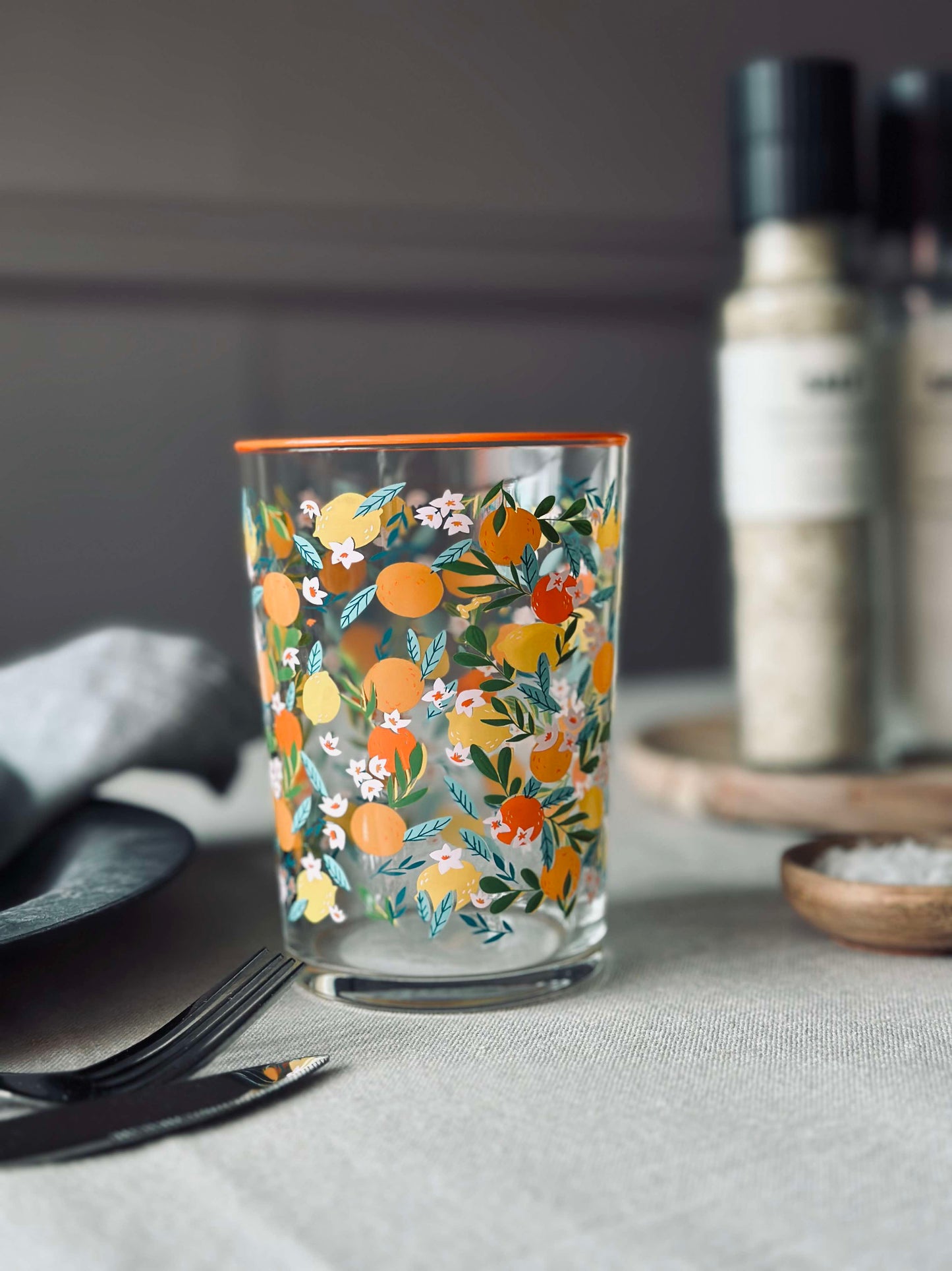 Drikkeglas FLORA - Sæt med 4 glas