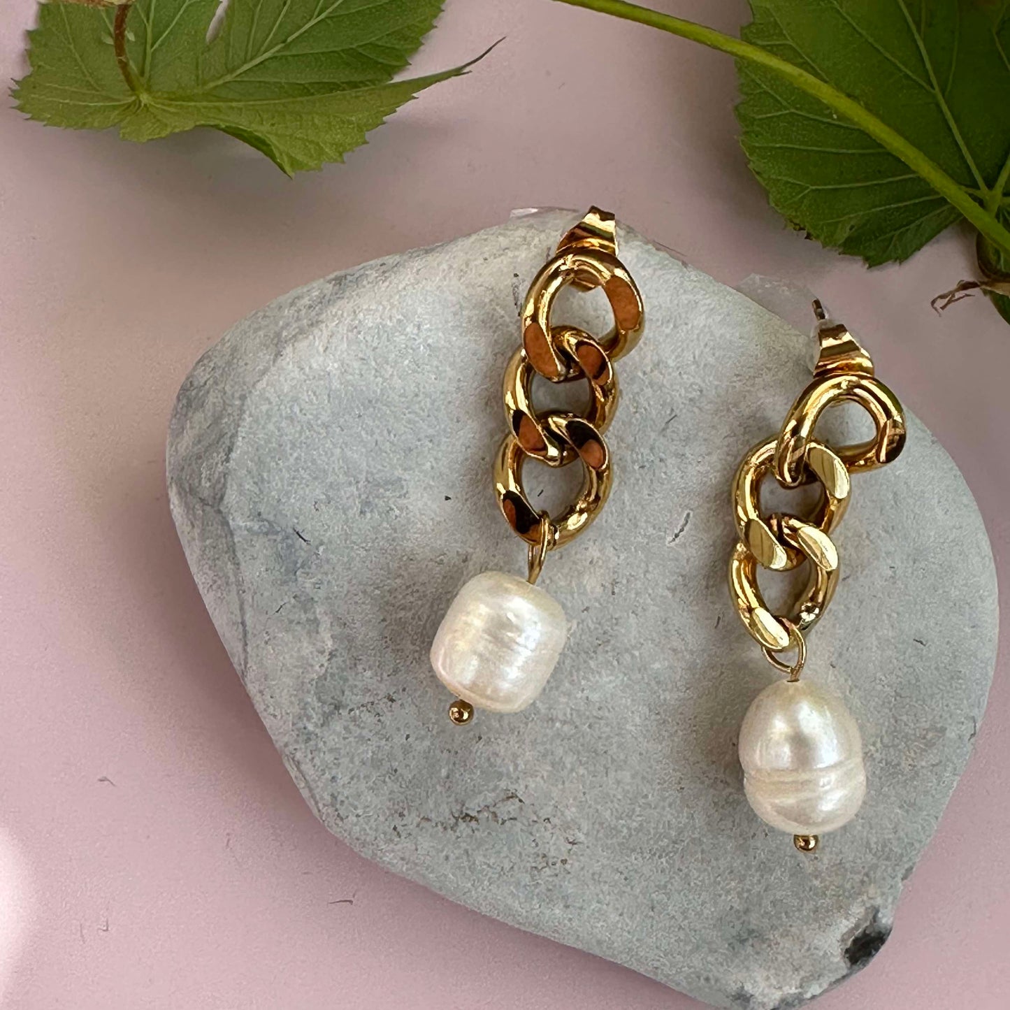 Øreringe Elsa 18k forgyldt