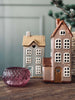 Lysestage til fyrfadslys Diamond - Pink