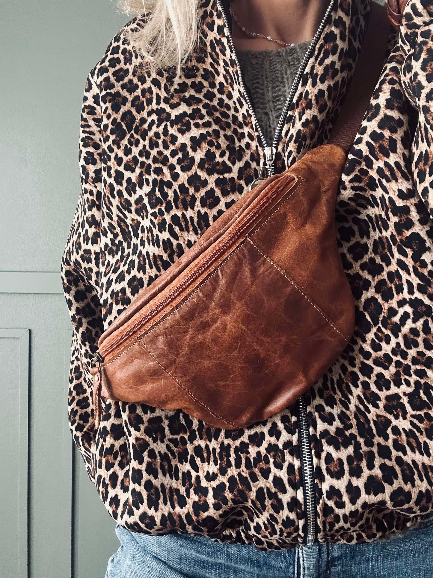 Bumbag Oline Cognac bøffellæder