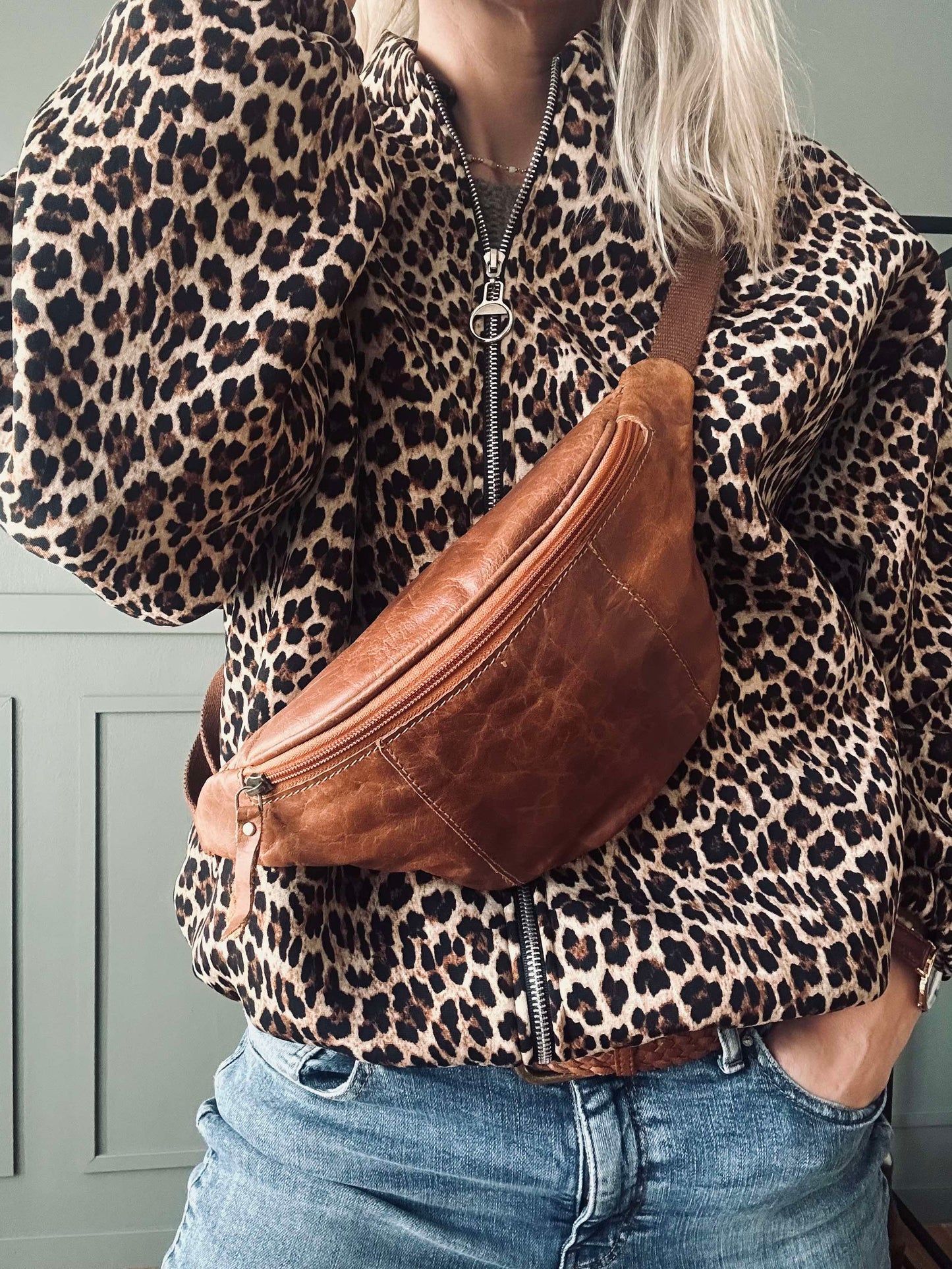 Bumbag Oline Cognac bøffellæder