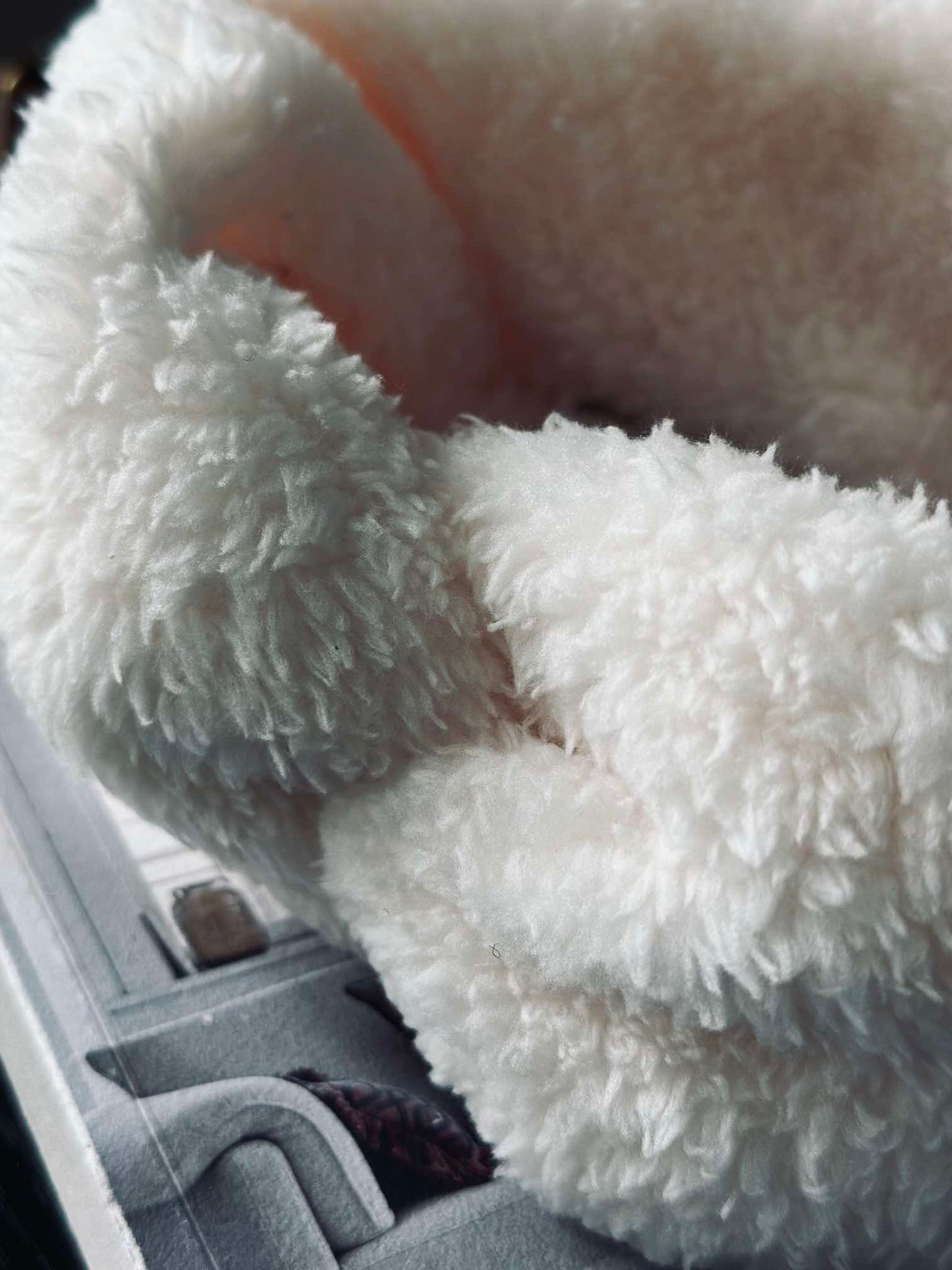 Pandebånd Fleece - White