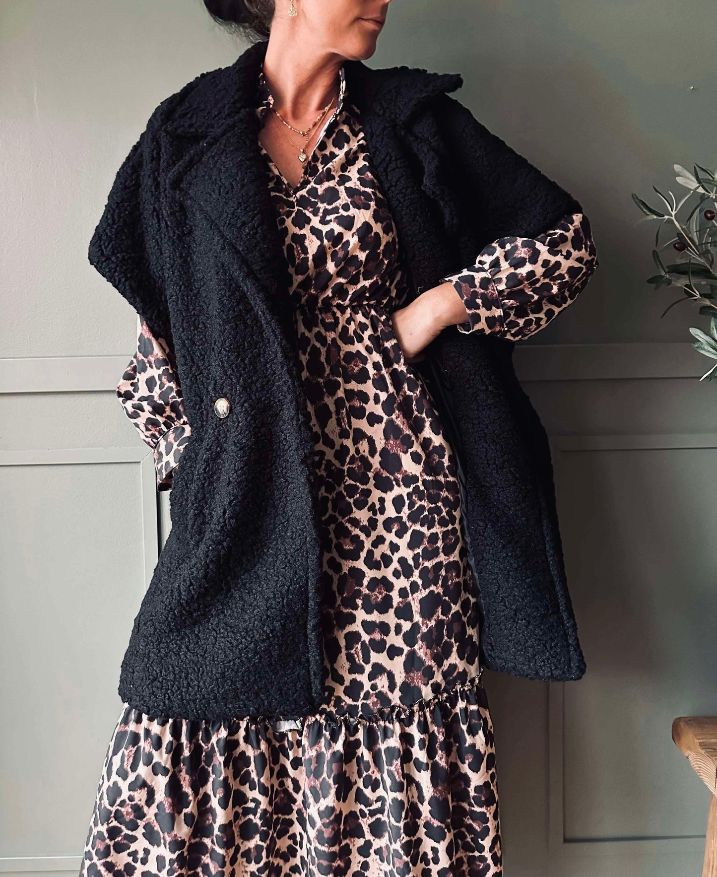 Vest oversize Molly Black