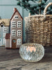 Lysestage til fyrfadslys Diamond - White