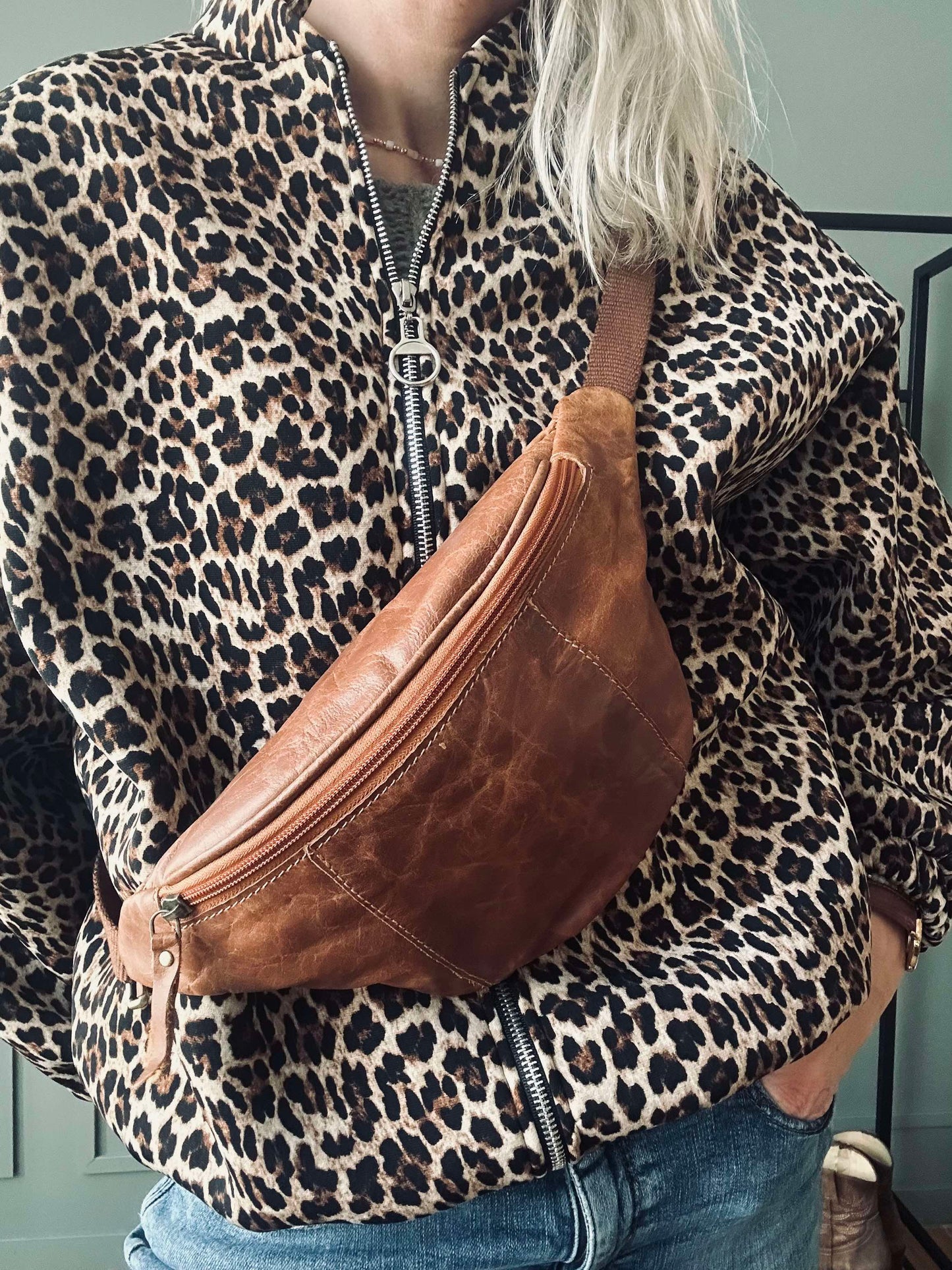 Bumbag Oline Cognac bøffellæder