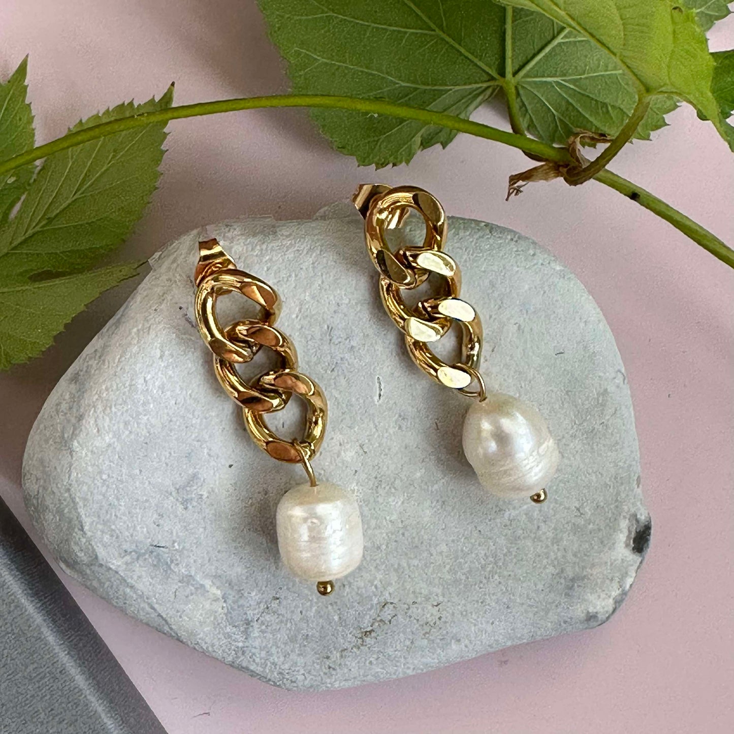 Øreringe Elsa 18k forgyldt