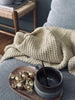 Plaid Stone-washed Vaflet Bomuld - Gul
