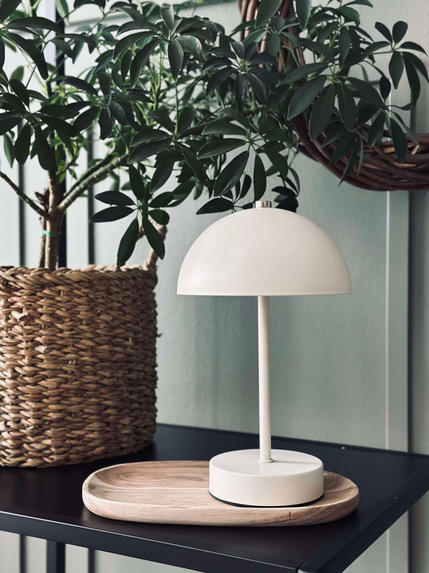 Bordlampe med touch - Hvid