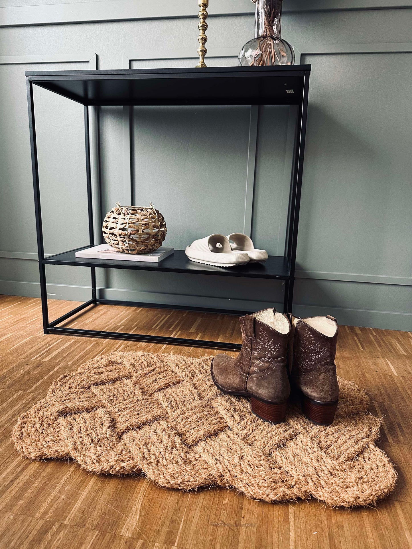 Dørmåtte knude Jute 45x75