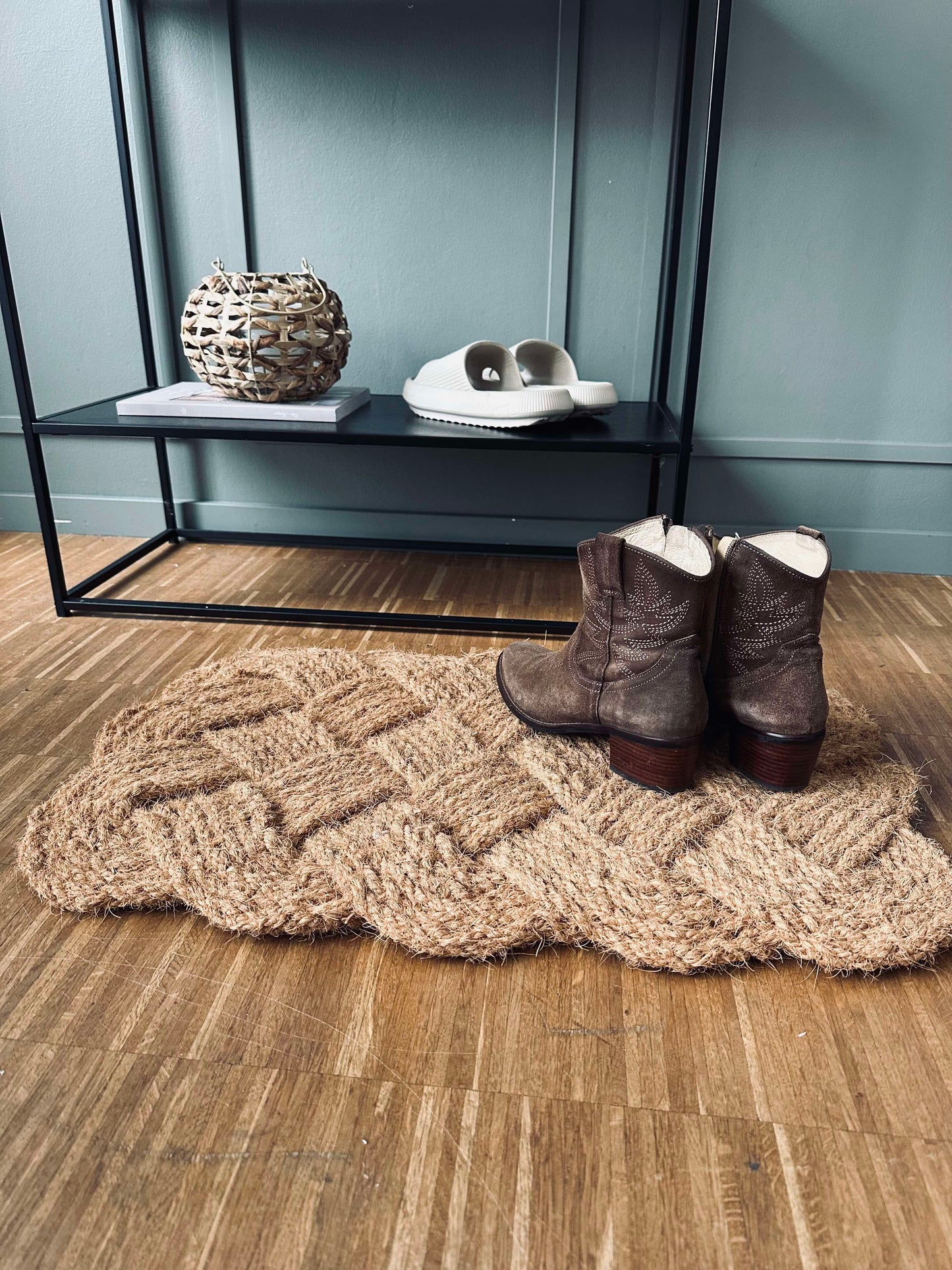 Dørmåtte knude Jute 45x75