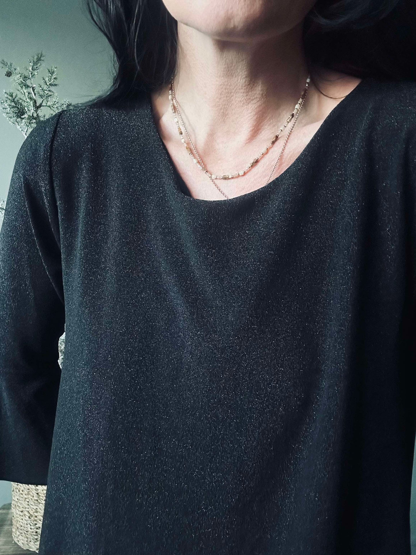Kjole Sparkle Black