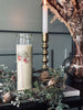 Kalenderlys i glas - Dansk Jul