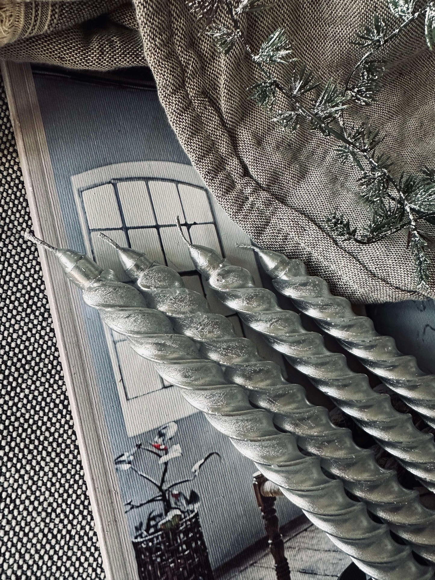 Stagelys Snoet Sølv - 4 stk.