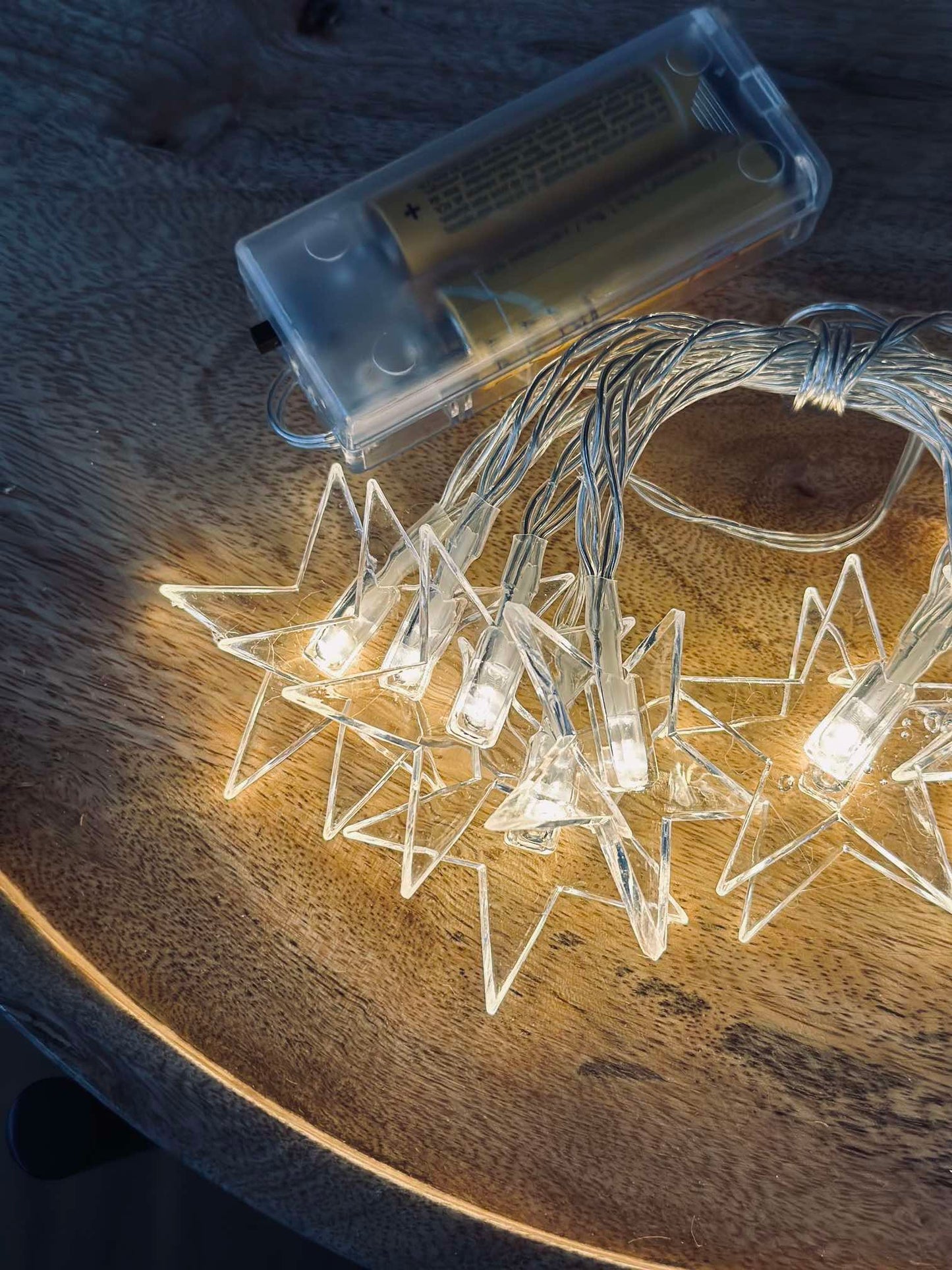 LED Lyskæde med 10 stjerner
