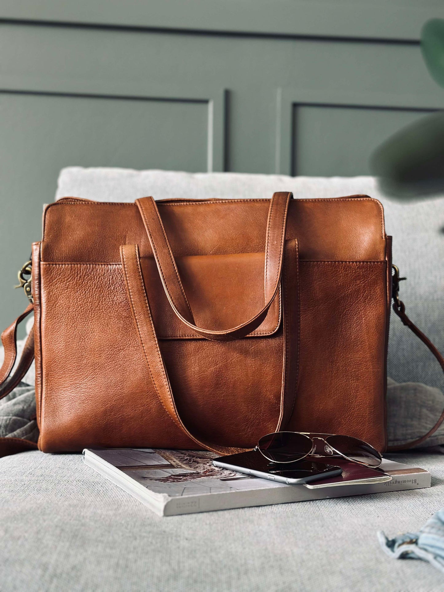 Elvira arbejdstaske Walnut