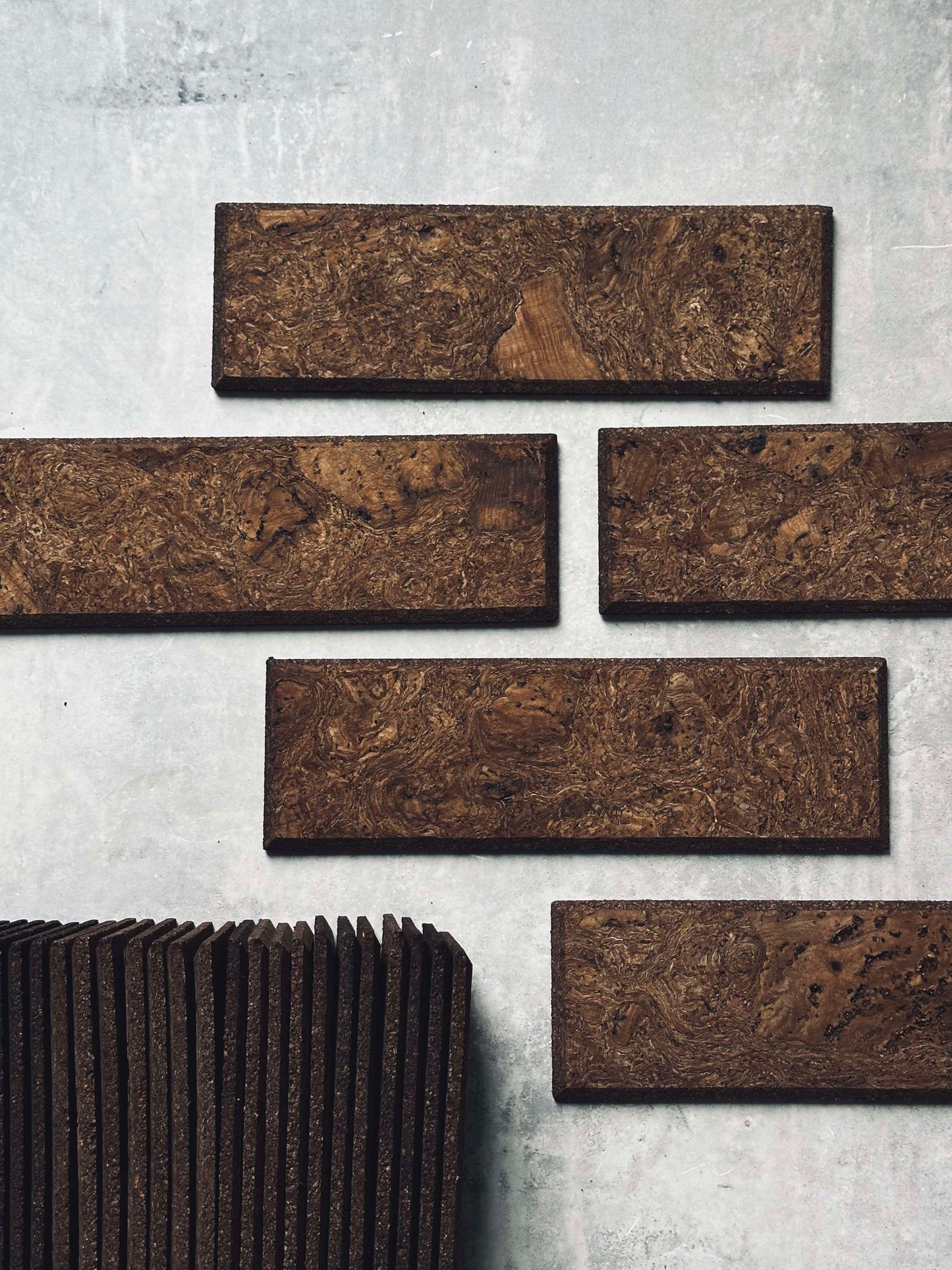 Mursten Brown - Natur pakke med 62 stk