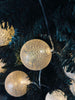 Lyskæde med kugler LED - Golden beige