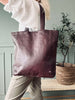 Shopper Cranberry - Blød kalveskind