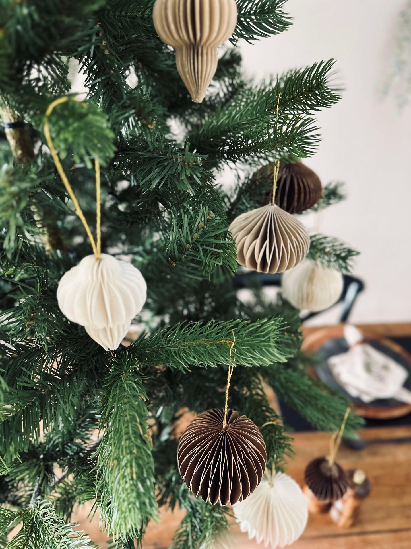 Juleophæng i Papir Large - 9. stk.