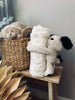 Babytæppe med bamse hund