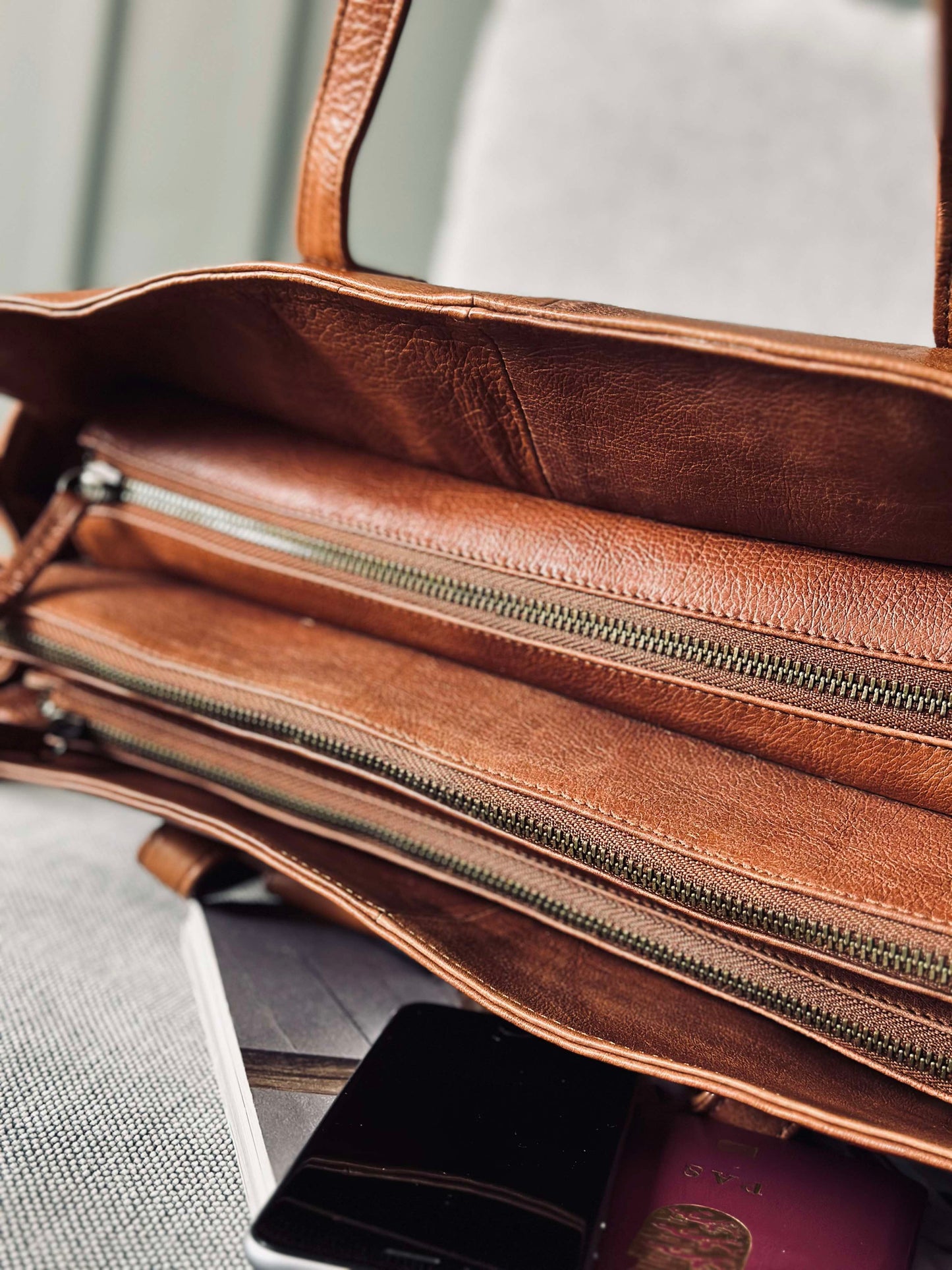 Elvira arbejdstaske Walnut