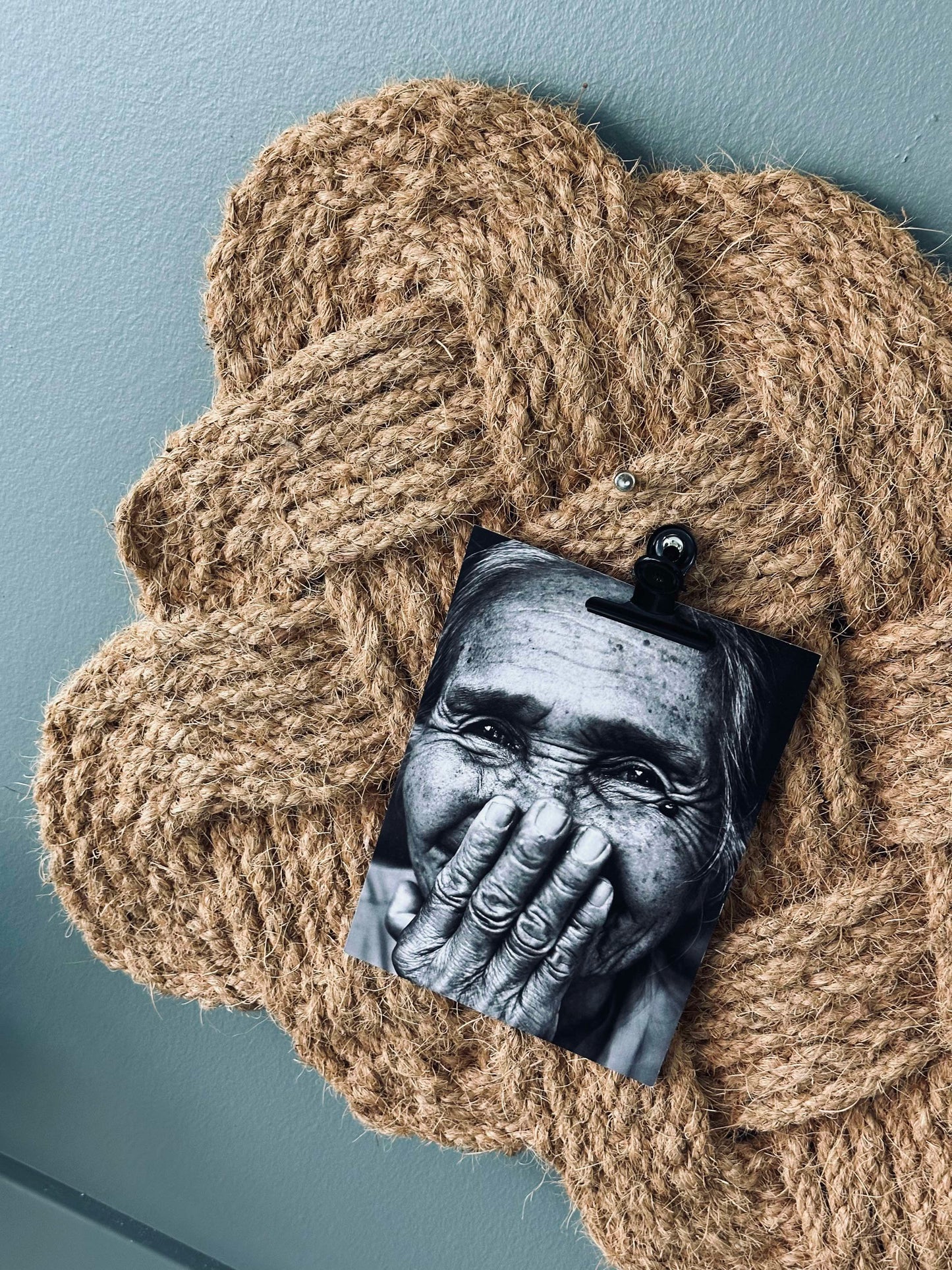 Dørmåtte knude Jute 45x75