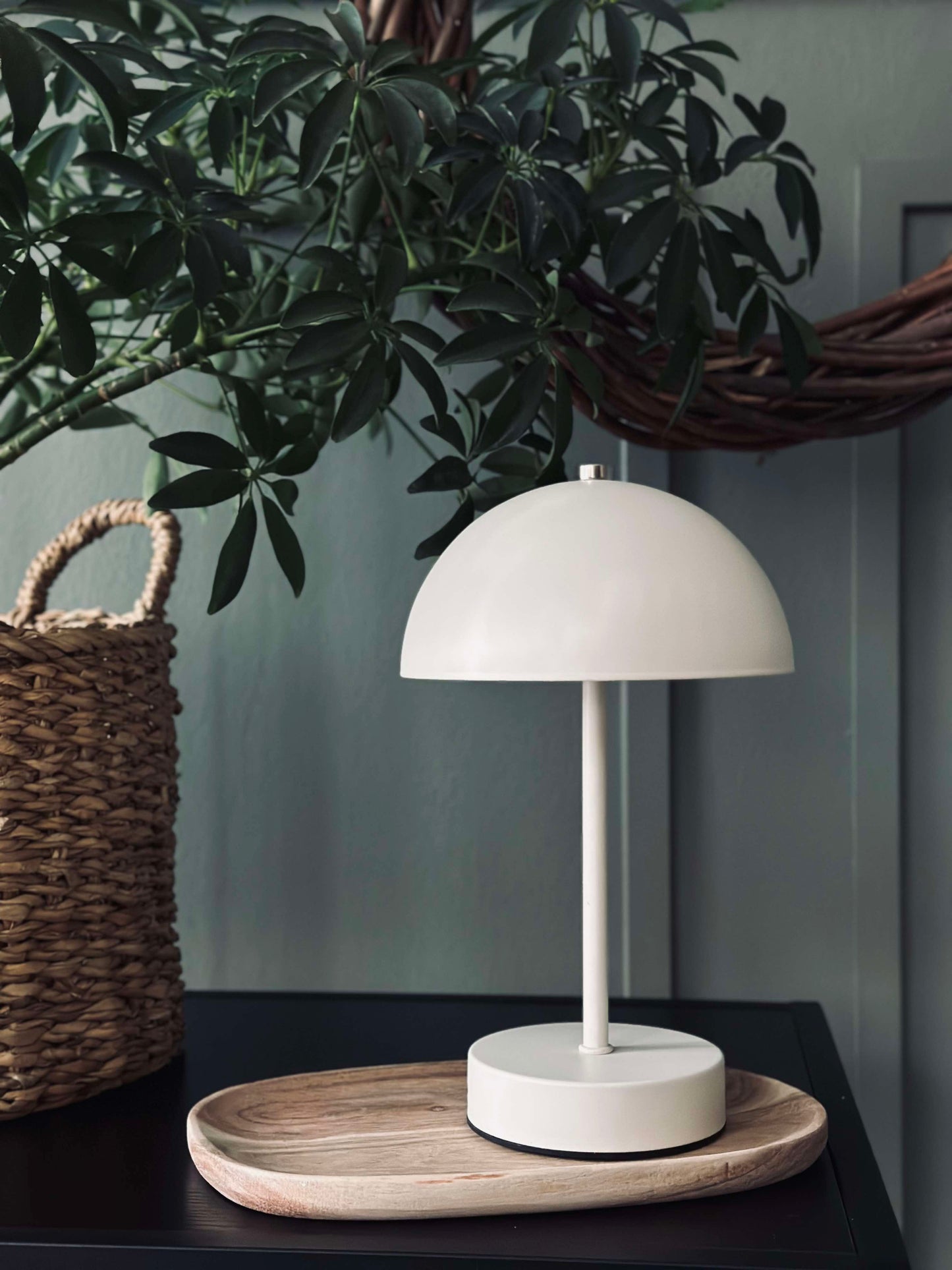 Bordlampe med touch - Hvid