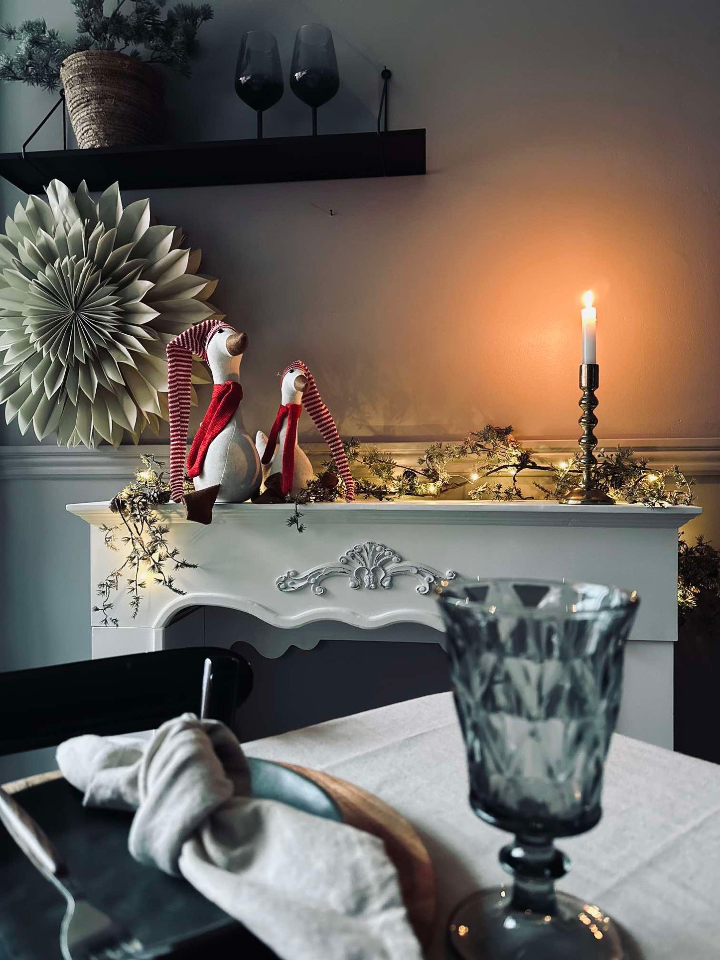 Juleand med hue - Medium