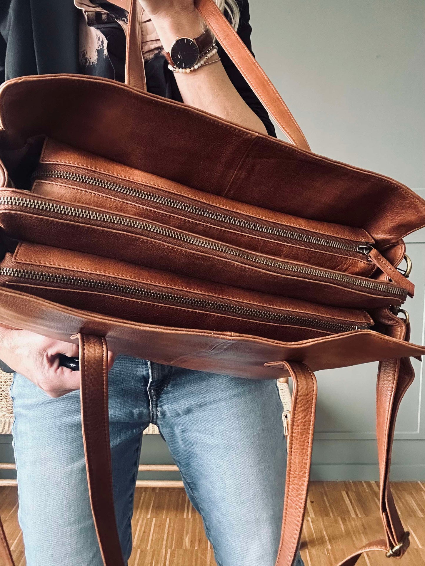 Elvira arbejdstaske Walnut