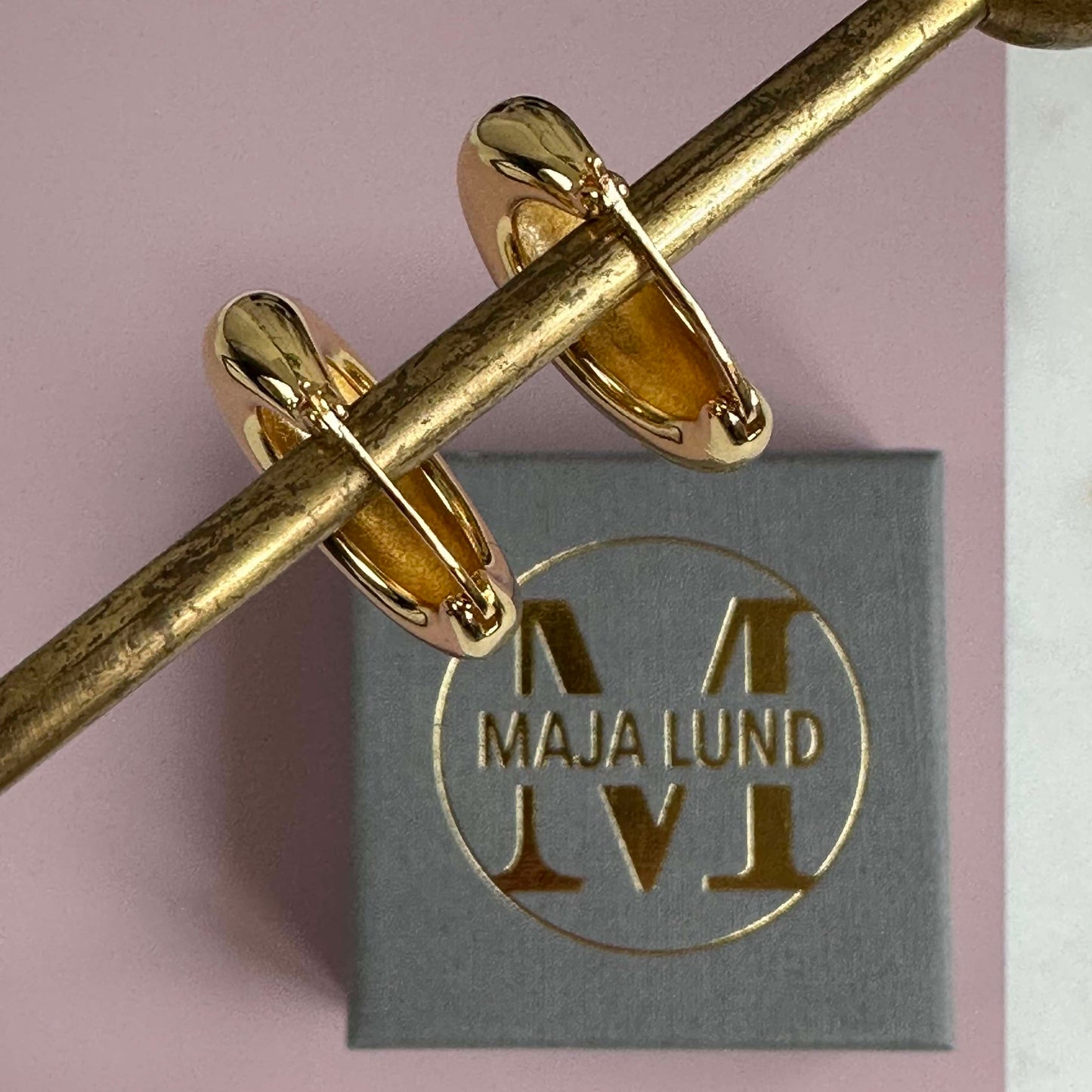 Øreringe Baby mini 18K forgyldt