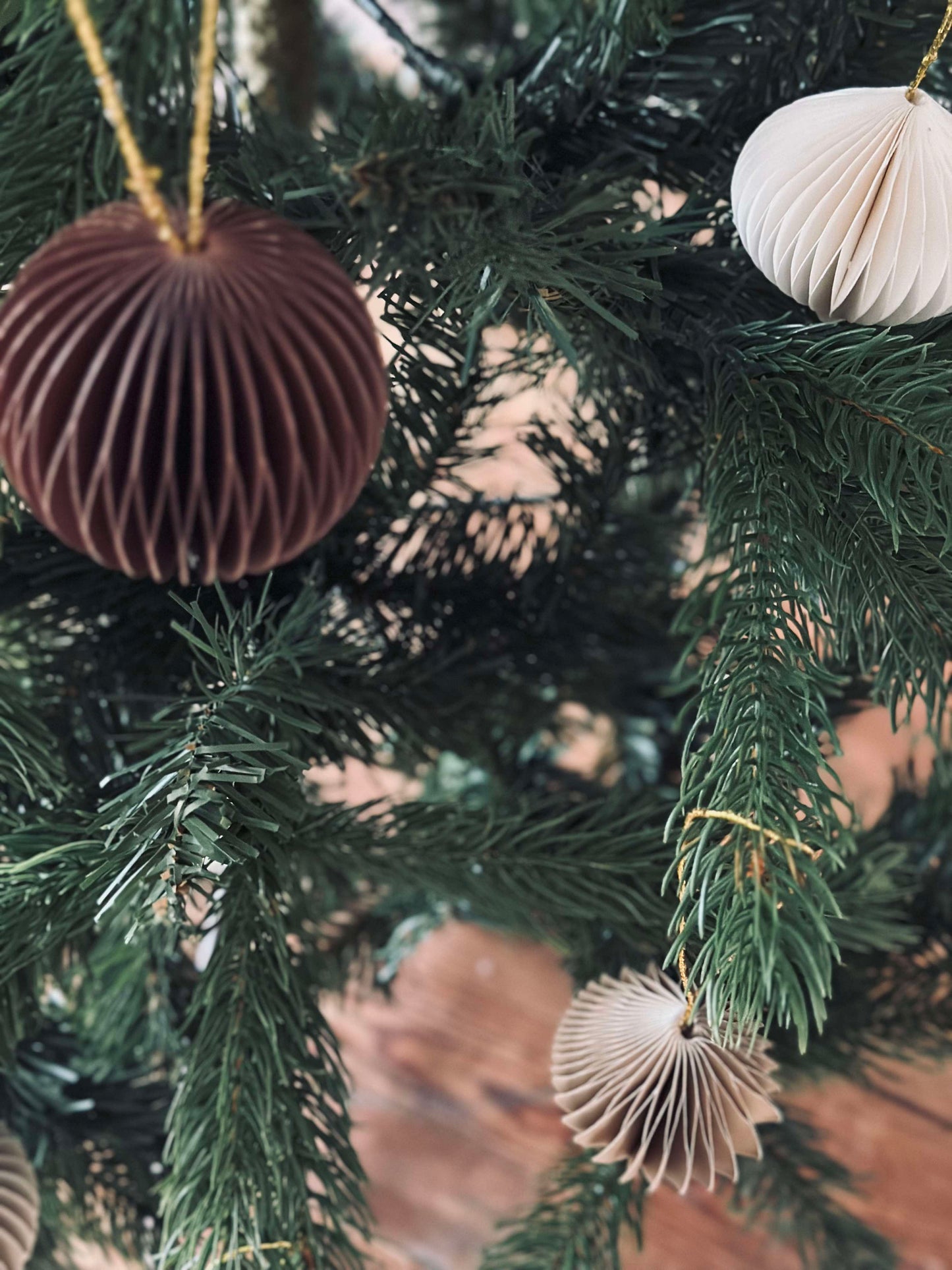 Juleophæng i Papir Small - 9. stk