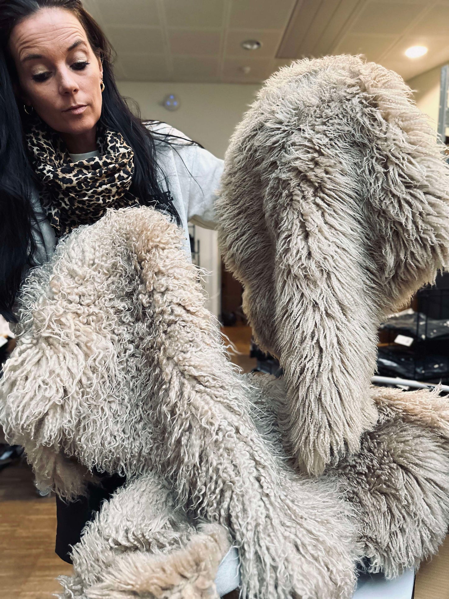 Islandsk lammeskind – Moccachino