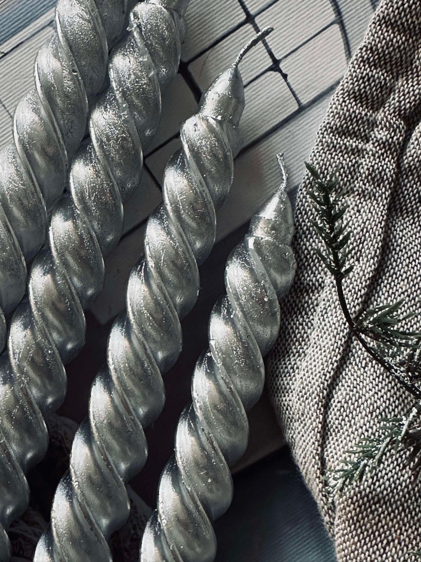 Stagelys Snoet Sølv - 4 stk.