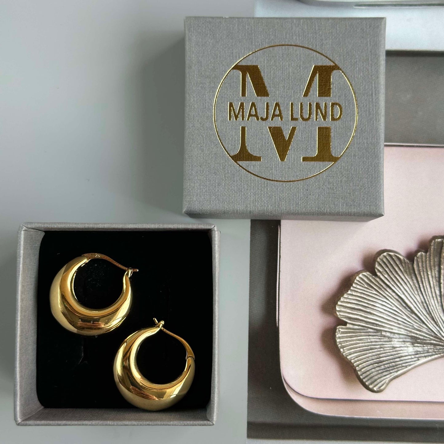 Øreringe Baby mini 18K forgyldt