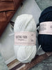 Garn Polyester 50 gram - Hvid