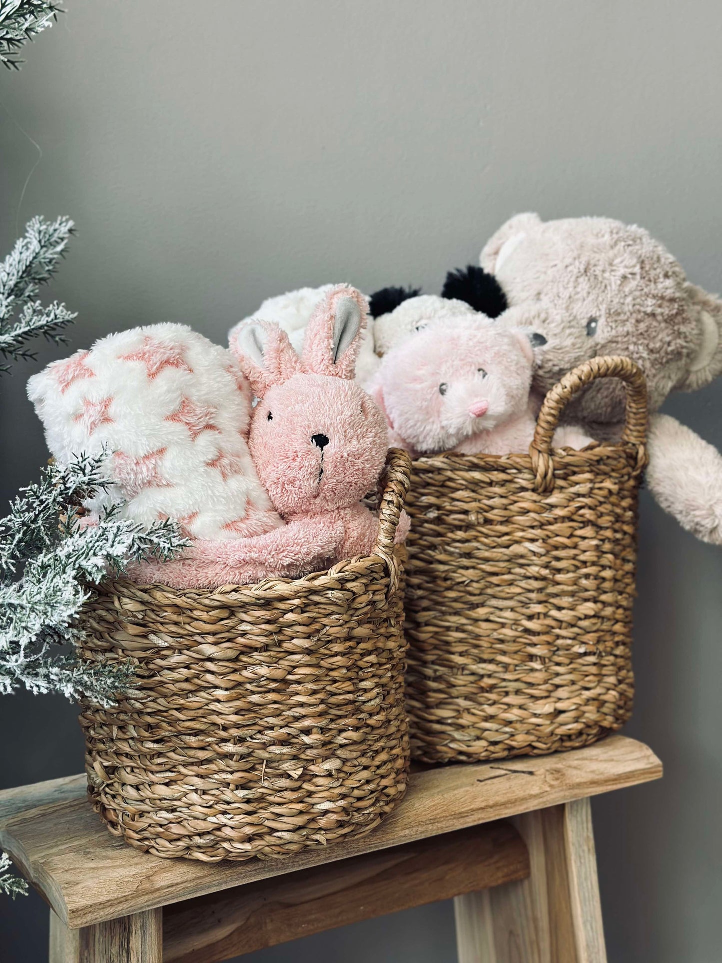 Babytæppe med bamse - Kanin