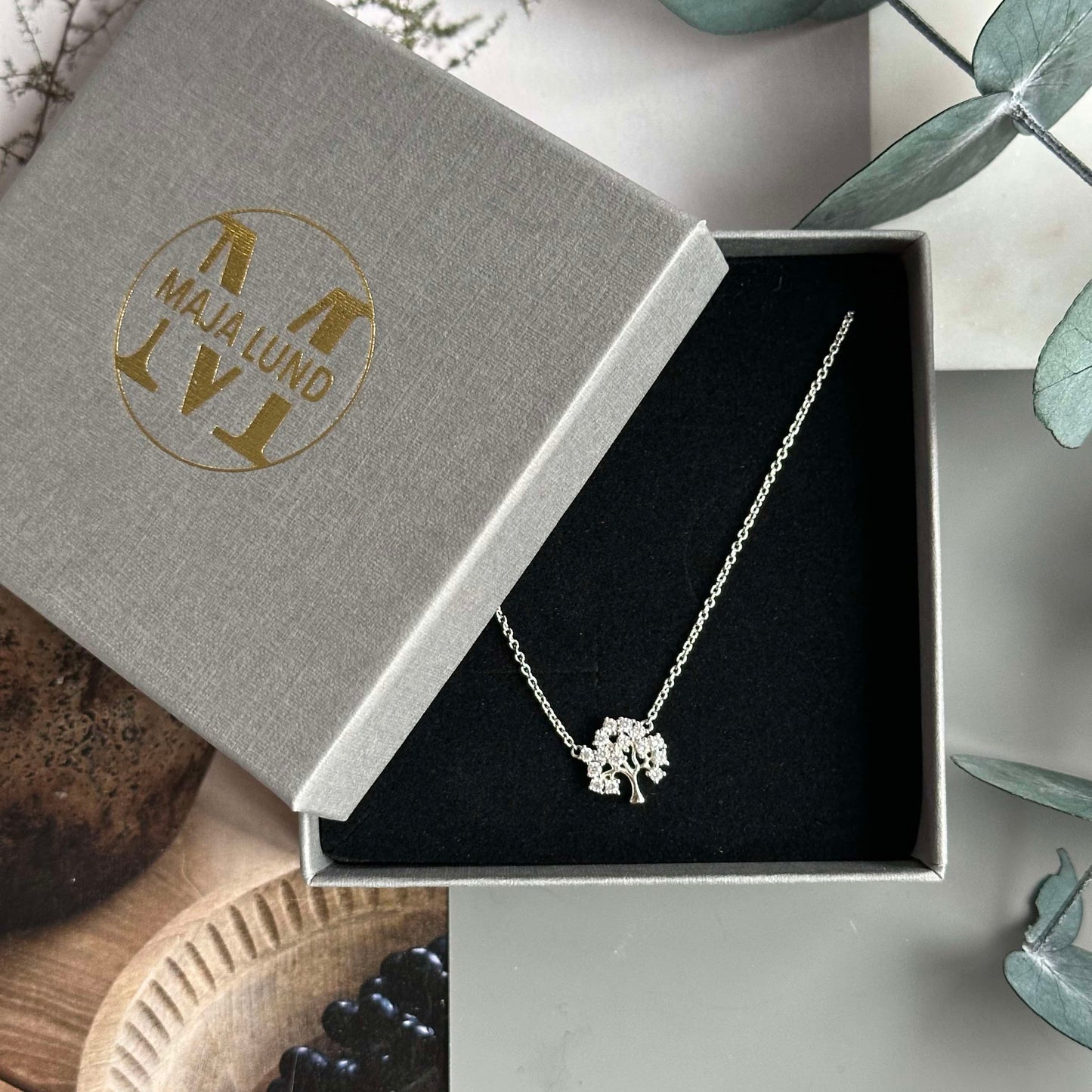 Halskæde Sharon - Livets træ – Sterling sølv