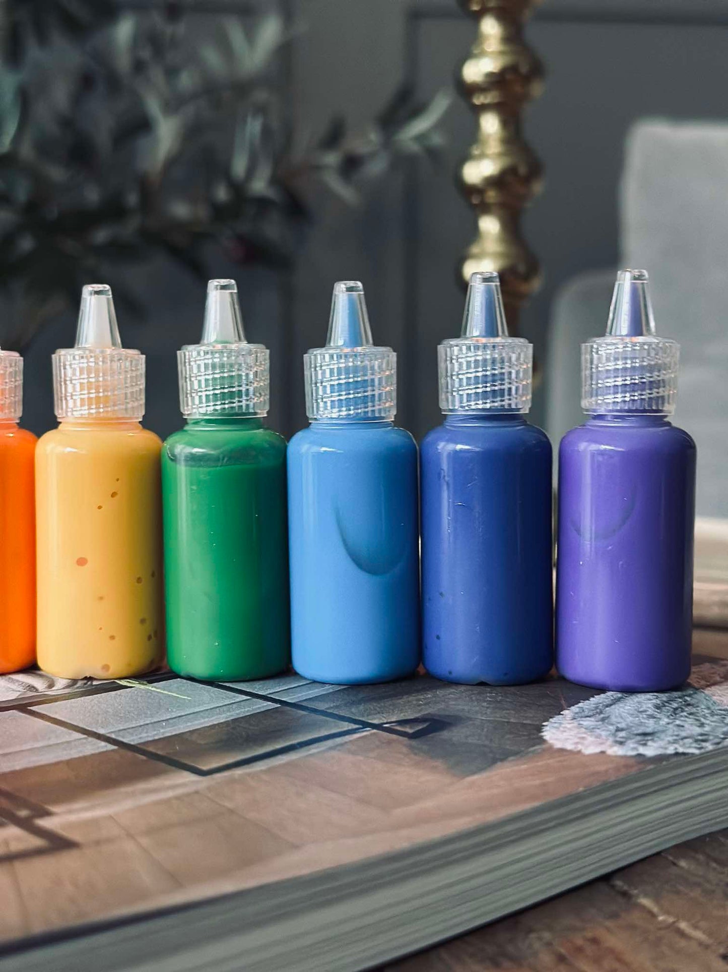 Stofmaling - Sæt af 12 stk.