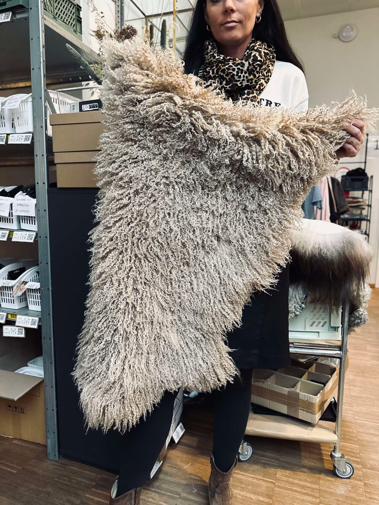 Islandsk lammeskind – Moccachino