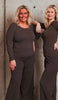Bluse Frida mikrofiber - Caffe