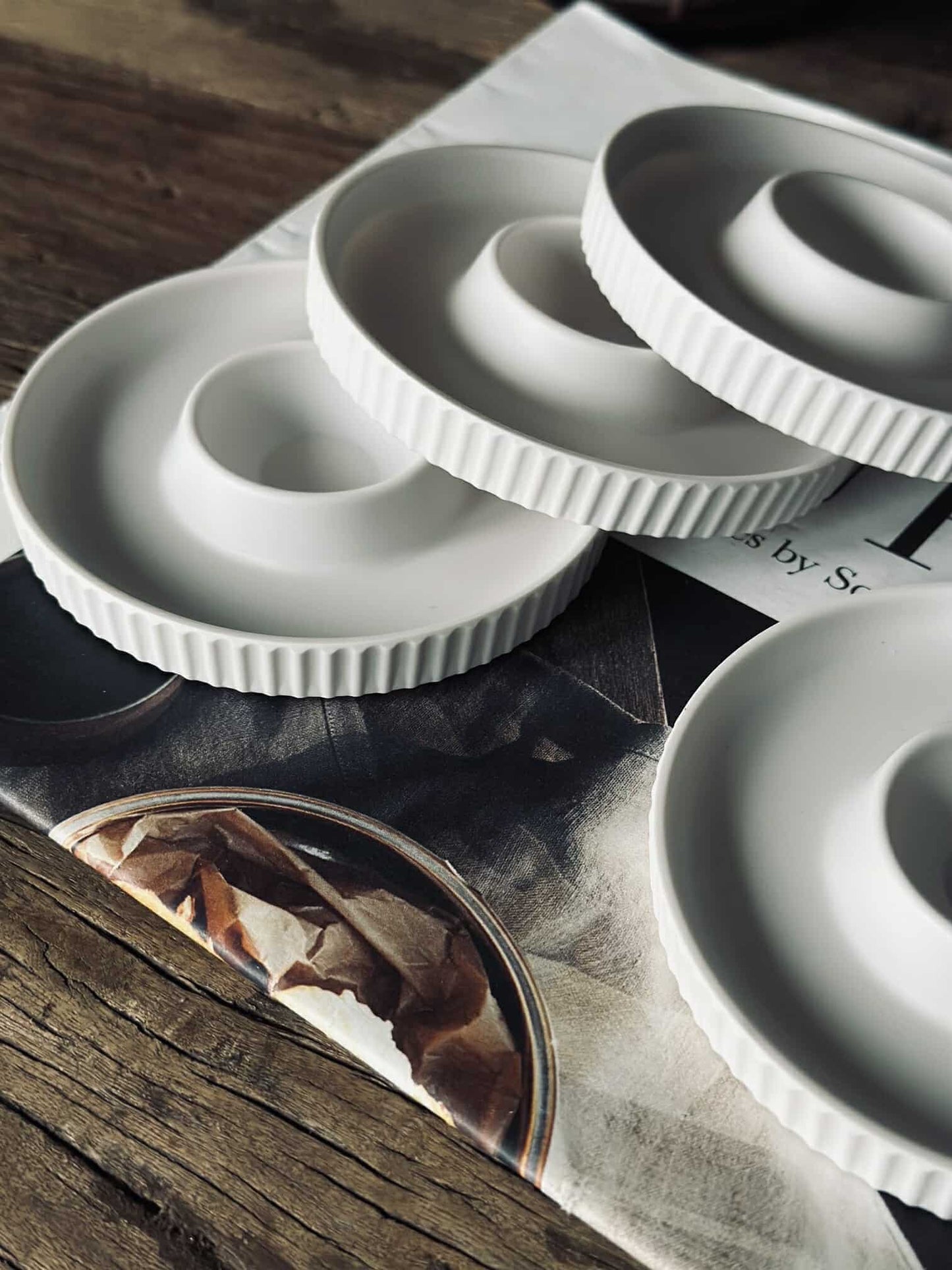 Æggebægre Melamin Hvid - 4 stk.