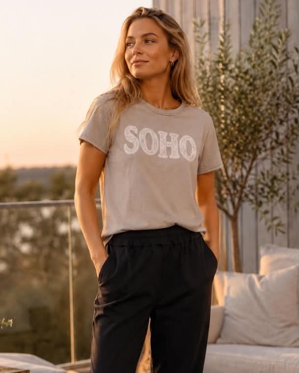 T-shirt SOHO - fango