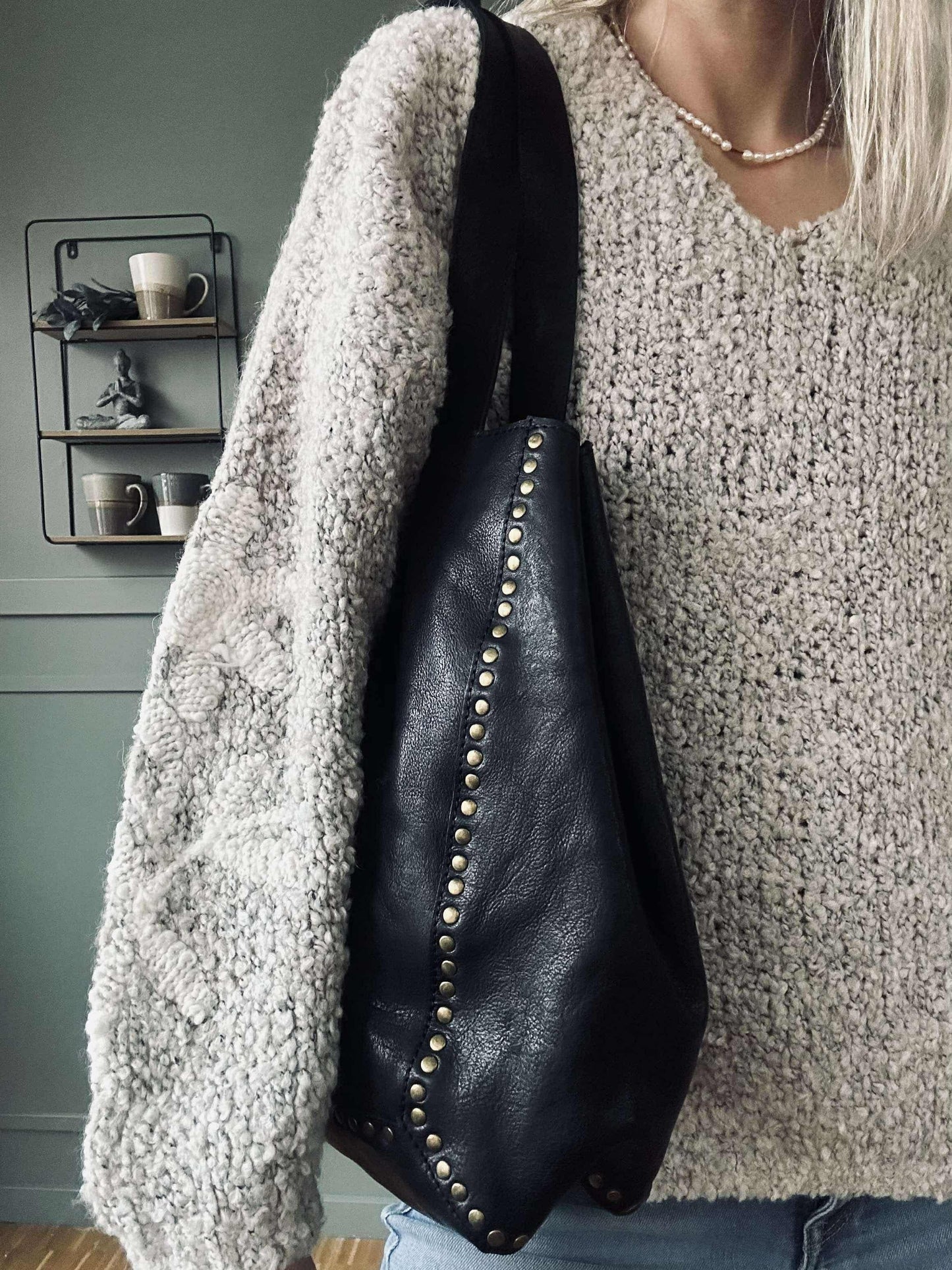Shopper Raw Vintage black