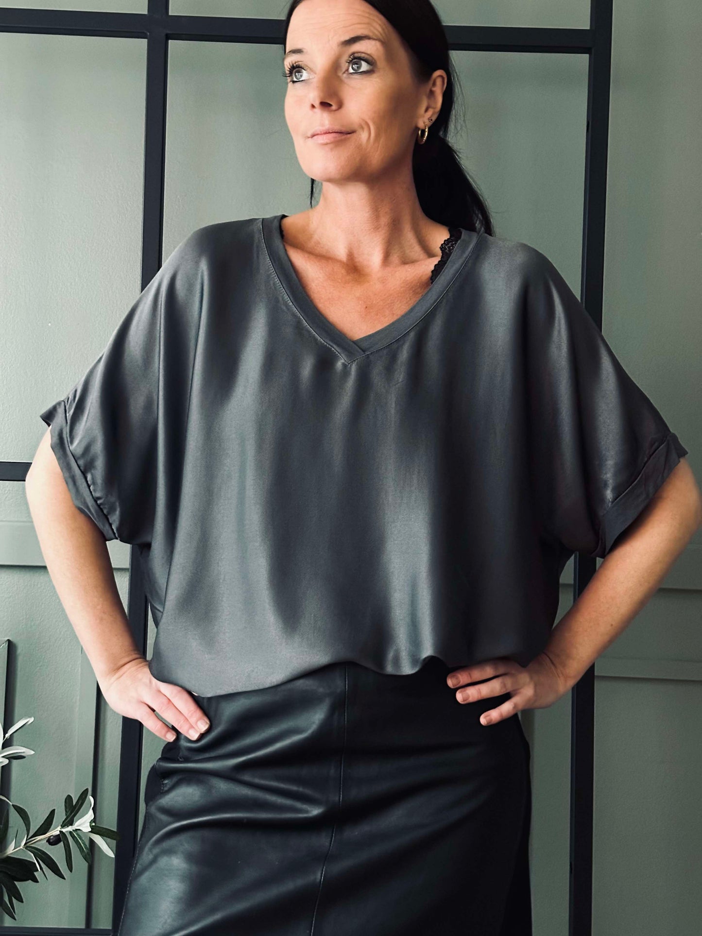 Bluse MILA - Koks