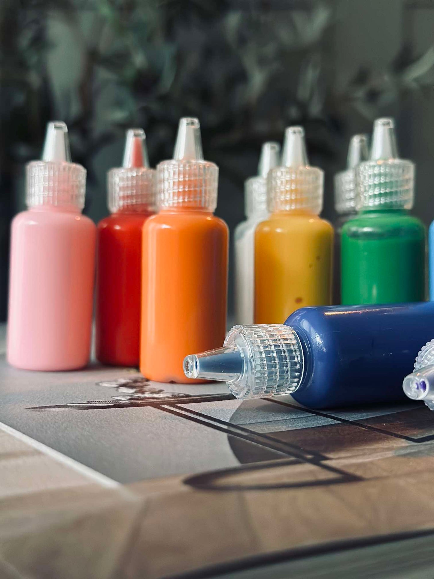 Stofmaling - Sæt af 12 stk.