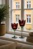 Lysestage flower - Vinrød / grøn