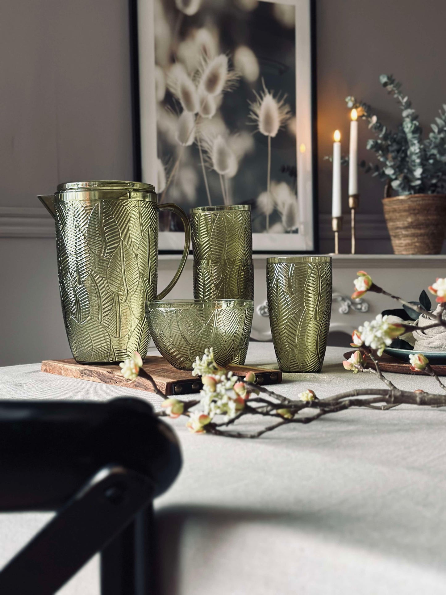 Drikkeglas Green Leaf - 650 ml.